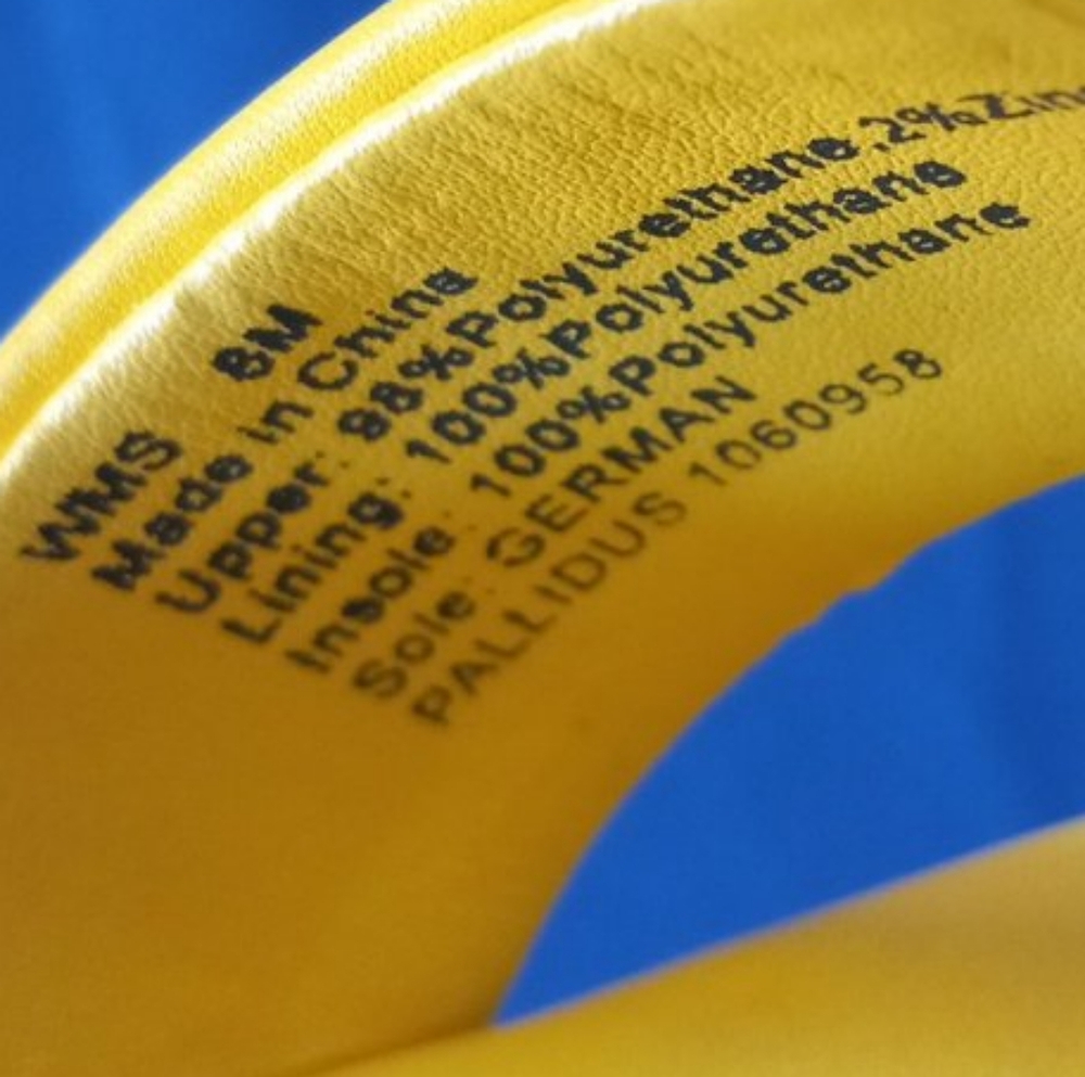Aldo Yellow and Rattan Stiletto Heels Tropical Style Size 6 - Picture 4 of 6